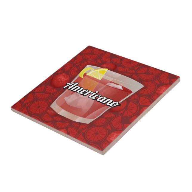 Carreau cocktail Americano (Côté)