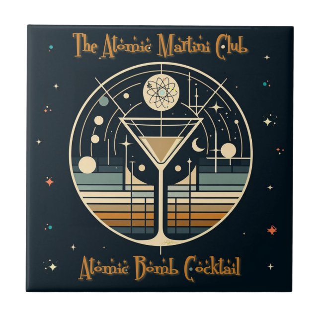 Carreau Cocktail bombe atomique du Martini Club (Devant)