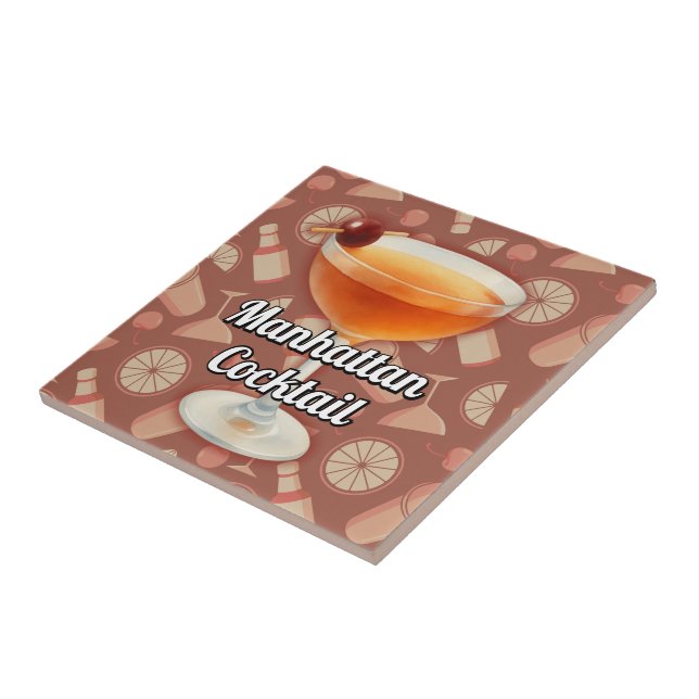 Carreau Cocktail Manhattan (Côté)