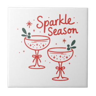 Carreau Cocktails de Noël Étincelle de Saison