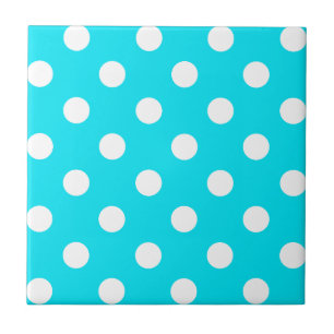 Carreau Code hexadécimal cyan pois 00E3F4