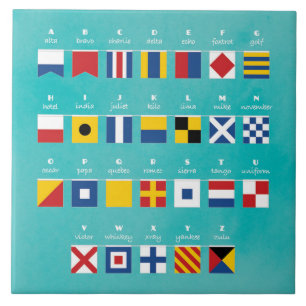 Carreau Code international d'alphabet de signaux