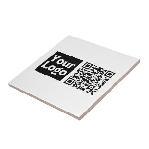 Carreau Code QR modifiable et logo ou image de votre entre