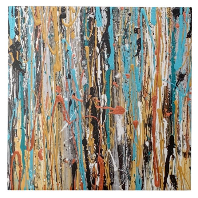 Carreau Coeur de l'or 6 x 6 Tuile en céramique (Devant)