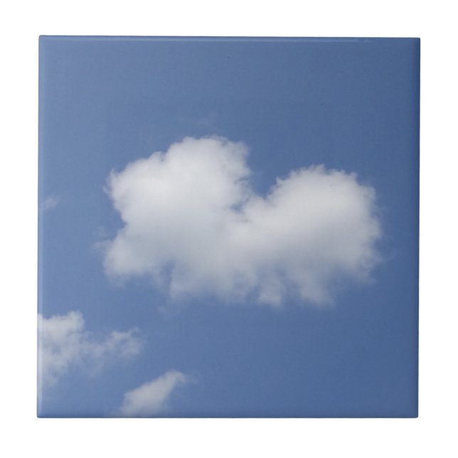 Carreau Cœur de nuage  (Devant)