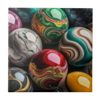 Carreau Coeurs Assortis et Fleurs Mosaïque"