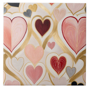 Carreau Coeurs d'amour