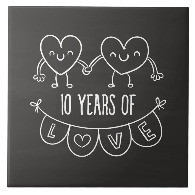 Carreau Coeurs de la calèche du 10e anniversaire (Devant)
