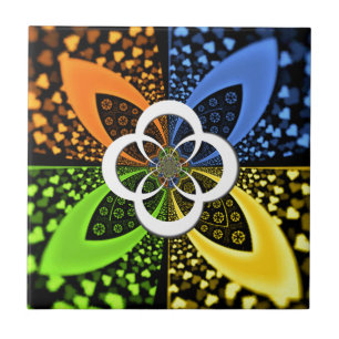 Carreau Coeurs Iridescente Polka sans soudure Point Art Ab