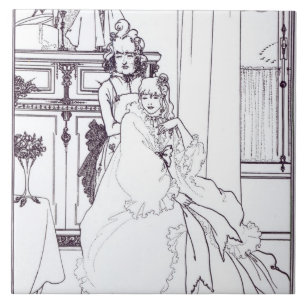 Carreau Coiffing, du poème "la ballade d'une Barbe