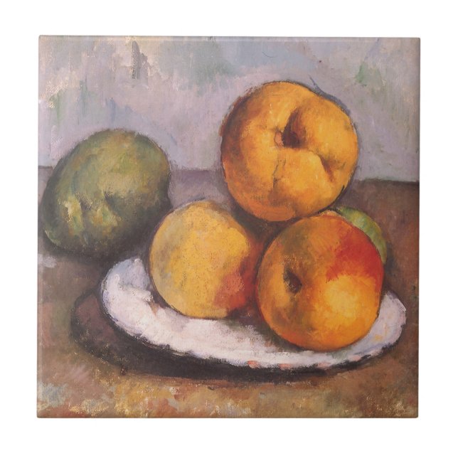 Carreau coing, pommes, poires de Paul Cezanne (Devant)