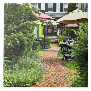 Carreau Cold Spring NY - Dîner en plein air sur la terrass