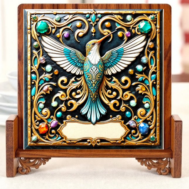 Carreau colibri en vol (Créateur téléchargé)