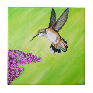Carreau Colibri et peinture Lilac