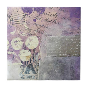 Carreau Colis pourpres -