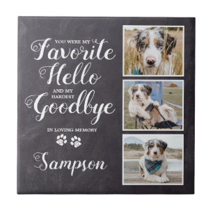 Carreau Collage de photos personnalisées pour animaux de c