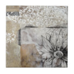 Carreau Collage Fleur II<br><div class="desc">Floral</div>