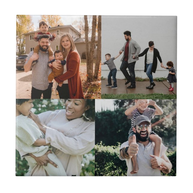 Carreau Collage photo personnalisé 4 (Devant)