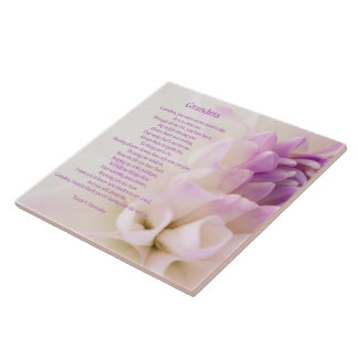 Carreau Collecteur de poésie de grand-maman