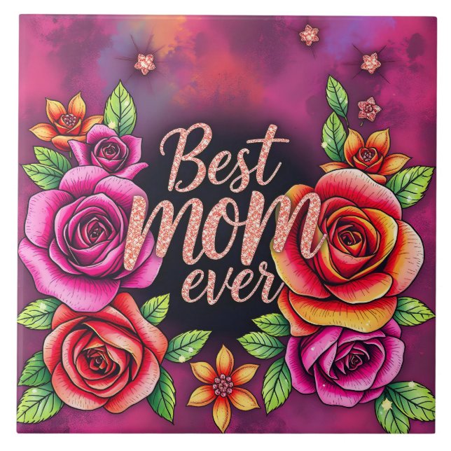 Carreau Collection cadeau Floral Moderne (Devant)
