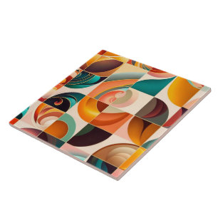 Carreau Collection Carré Abstraite Retro tendance