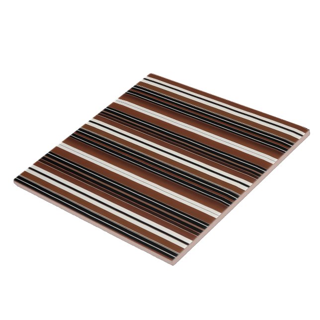 Carreau Collection d'automne moderne de luxe Brown (Côté)