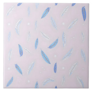 Carreau Collection de luxe de plumes bohèmes tendance