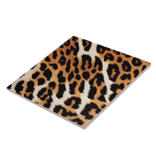Carreau Collection de Posters de animaux tendance Leopard  (Côté)