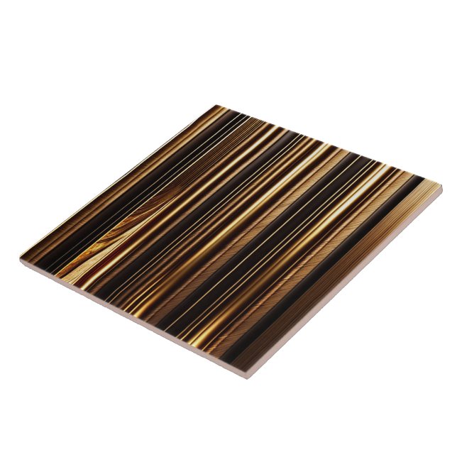 Carreau Collection Lamperia en bois d'or moderne (Côté)