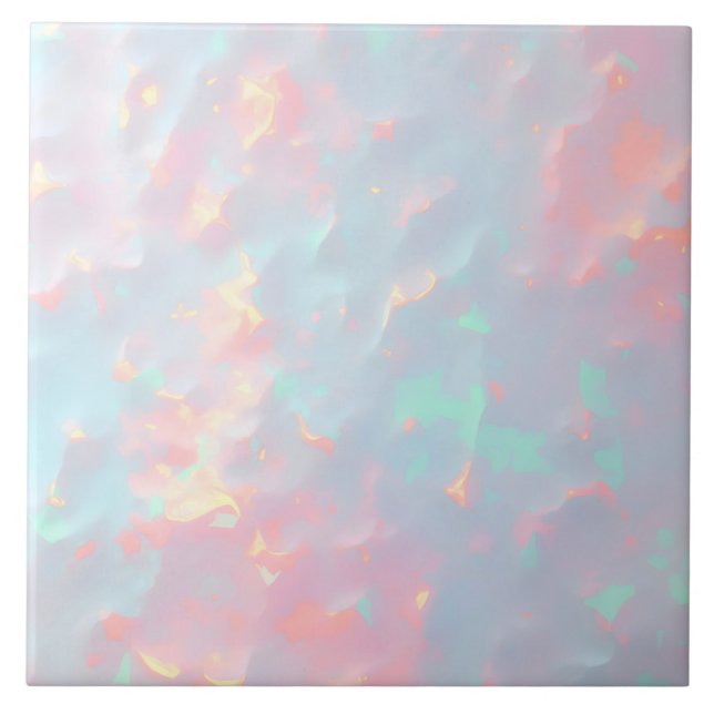 Carreau Collection Luxe Moderne Rose Pâle Menthe Douce Or (Devant)