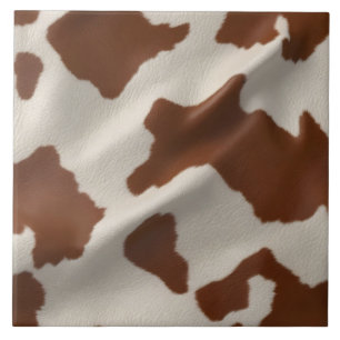 Carreau Collection Populaire Cuir de Vache Faux Élégant Lu