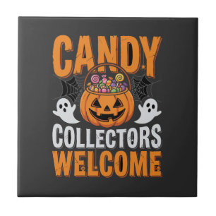 Carreau Collectionneurs de bonbons bienvenue citrouille d'