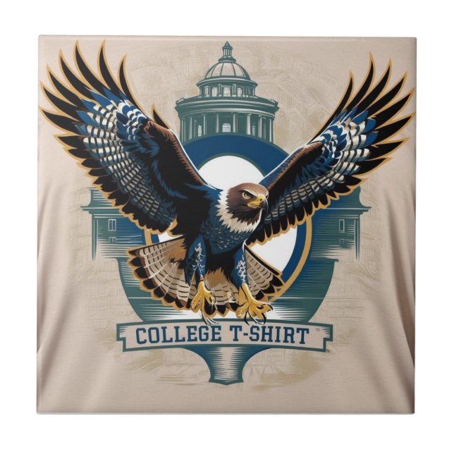 Carreau College : Logo Hawk (Devant)