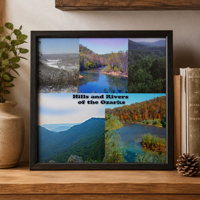 Carreau Collines et rivières des Ozarks (Hills and Rivers of the Ozarks Tile)