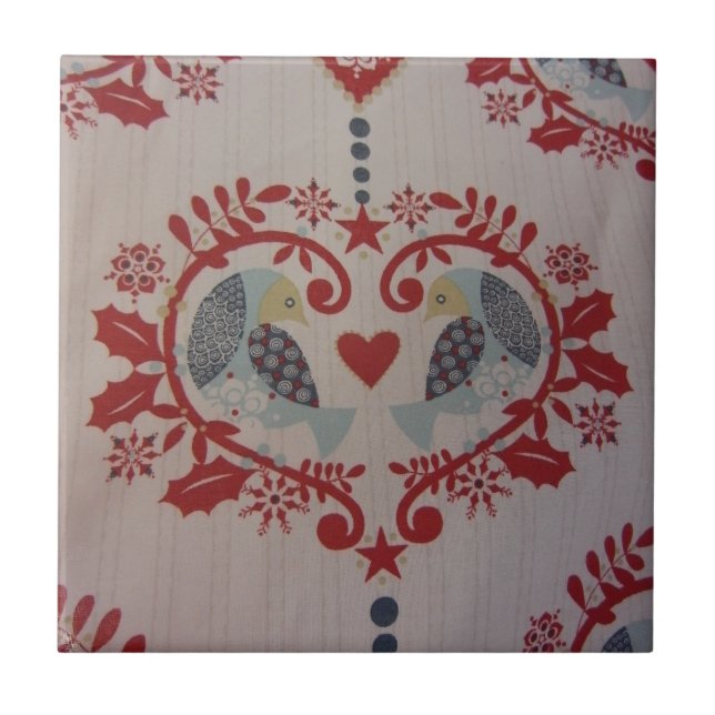 Carreau Colombes et coeurs -- Néerlandais de Pennsylvanie (Devant)