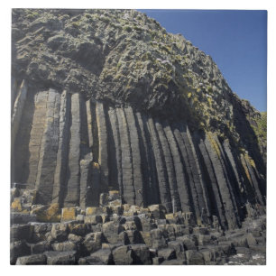 Carreau Colonnes de basalte par la grotte de Fingal, Staff