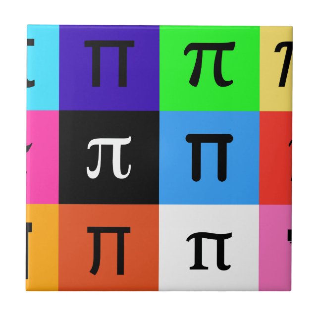 Carreau colorblock happy pi day (Devant)