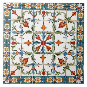 Carreau coloré, marocain, mosaïque,