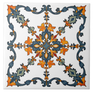 Carreau Coloré, Méditerranéen, mosaïque, Marocain,