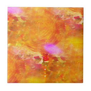 Carreau colorez le jaune sans couture d'arrière - plan