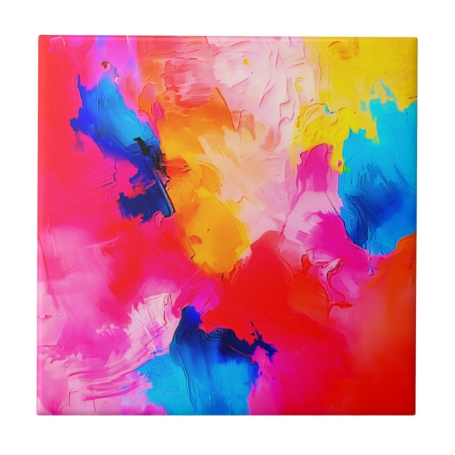 Carreau colorful  artistic patches  (Devant)