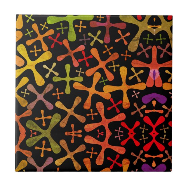 Carreau Colorful geometric pattern (Devant)