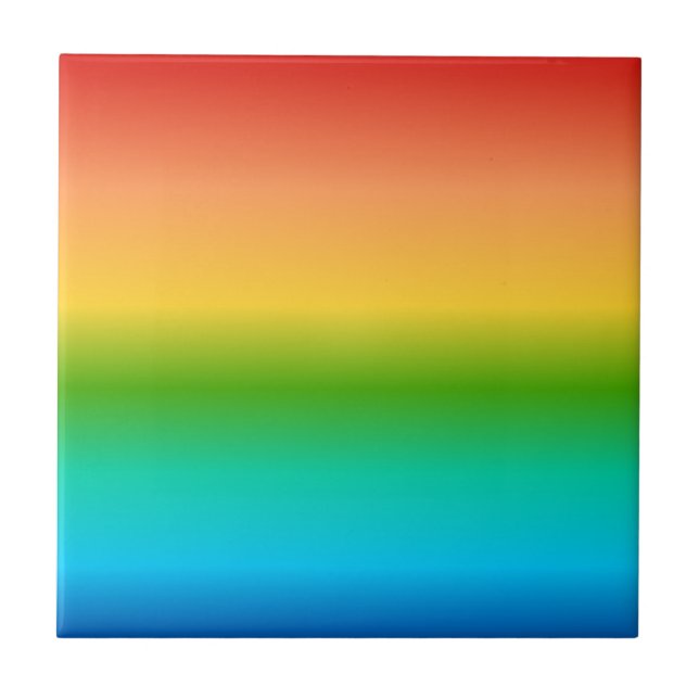 Carreau Colorful Rainbow color gradient (Devant)