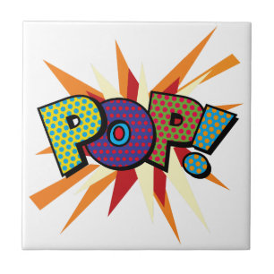 Carreau Comic Book Pop Art POP!
