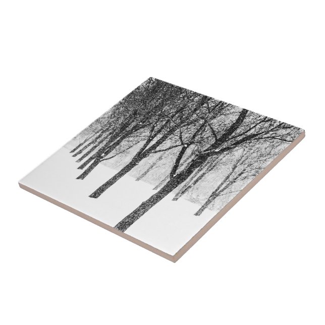 Carreau comme je prends le parti des arbres (Côté)