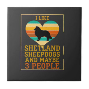 Carreau Comme les Shetland Sheepdogs Peut-être que les gen