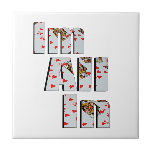 Carreau Commis : Tout Dans Au Poker, (Devant)