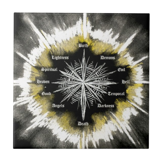 Carreau Compas spirituel (Devant)