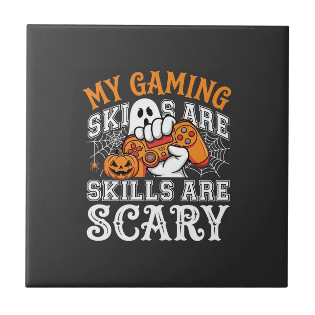 Carreau Compétences de jeu Halloween sont un contrôleur fa (Devant)