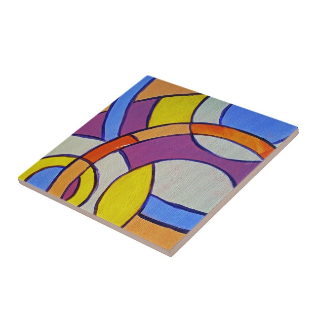 Carreau Composition #14 par Michael Moffa (Côté)